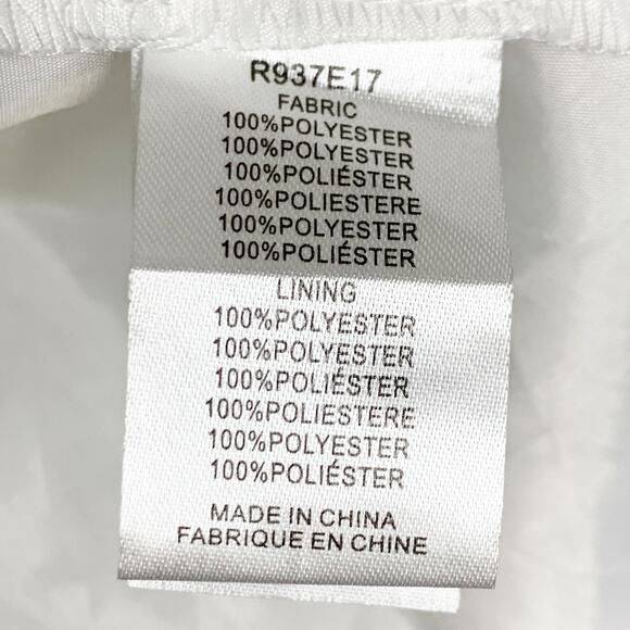 MOLLY BRACKEN Sleeveless Mini Dress Fit & Flare Textured Polka Dot White Size S - Picture 8 of 9